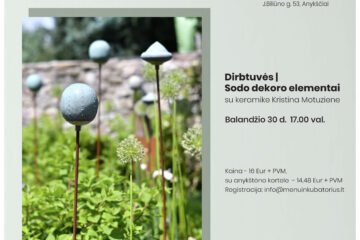 Kūrybinės dirbtuvės | SODO DEKORO ELEMENTAI