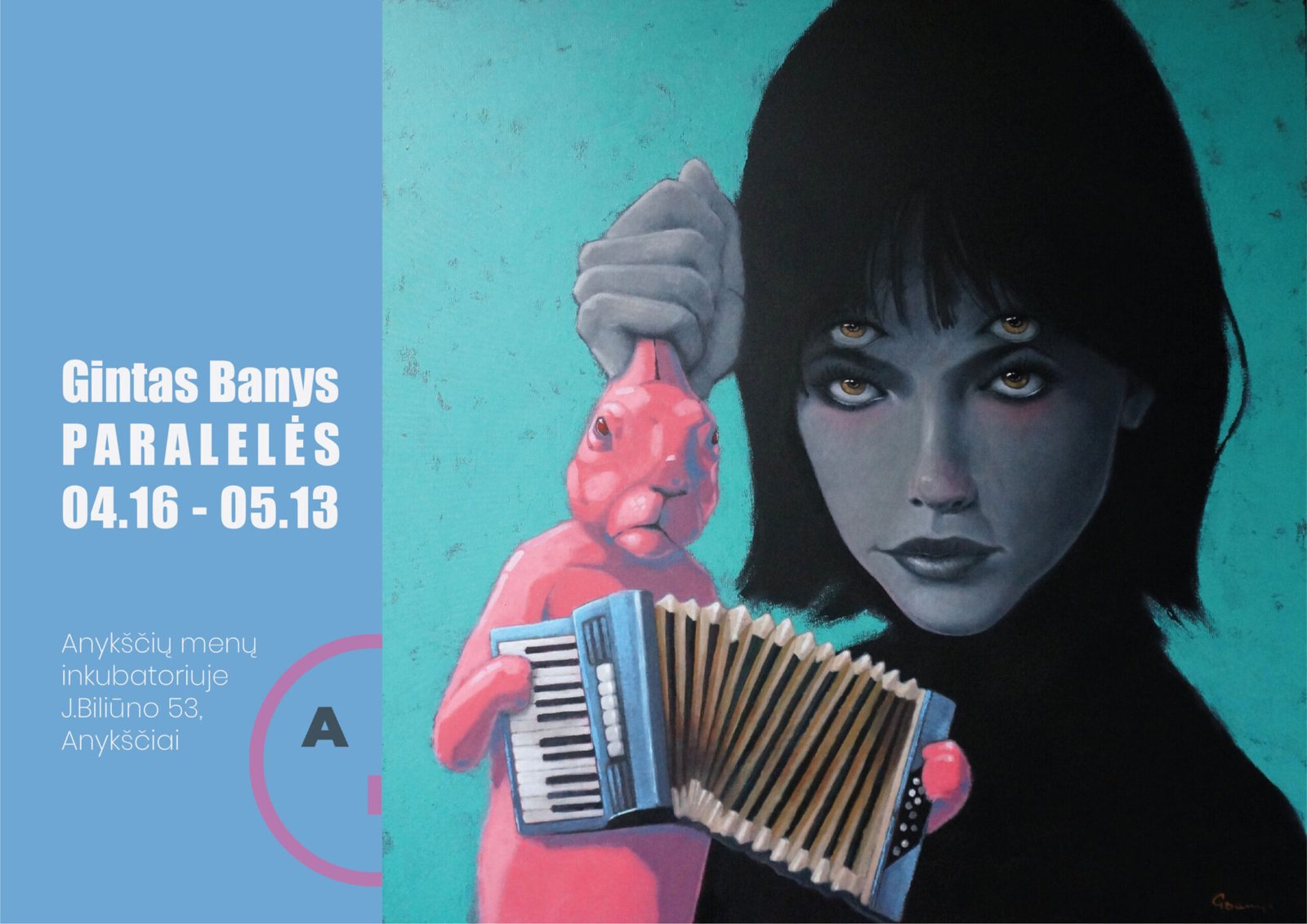 Ginto Banio tapybos paroda PARALELĖS