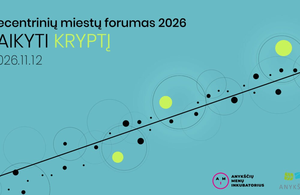 Necentrinių miestų forumas 2026: LAIKYTI KRYPTĮ